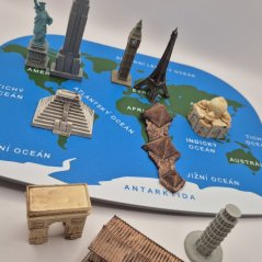 Sada  Trofast deska Měsíc / Země + Budovy